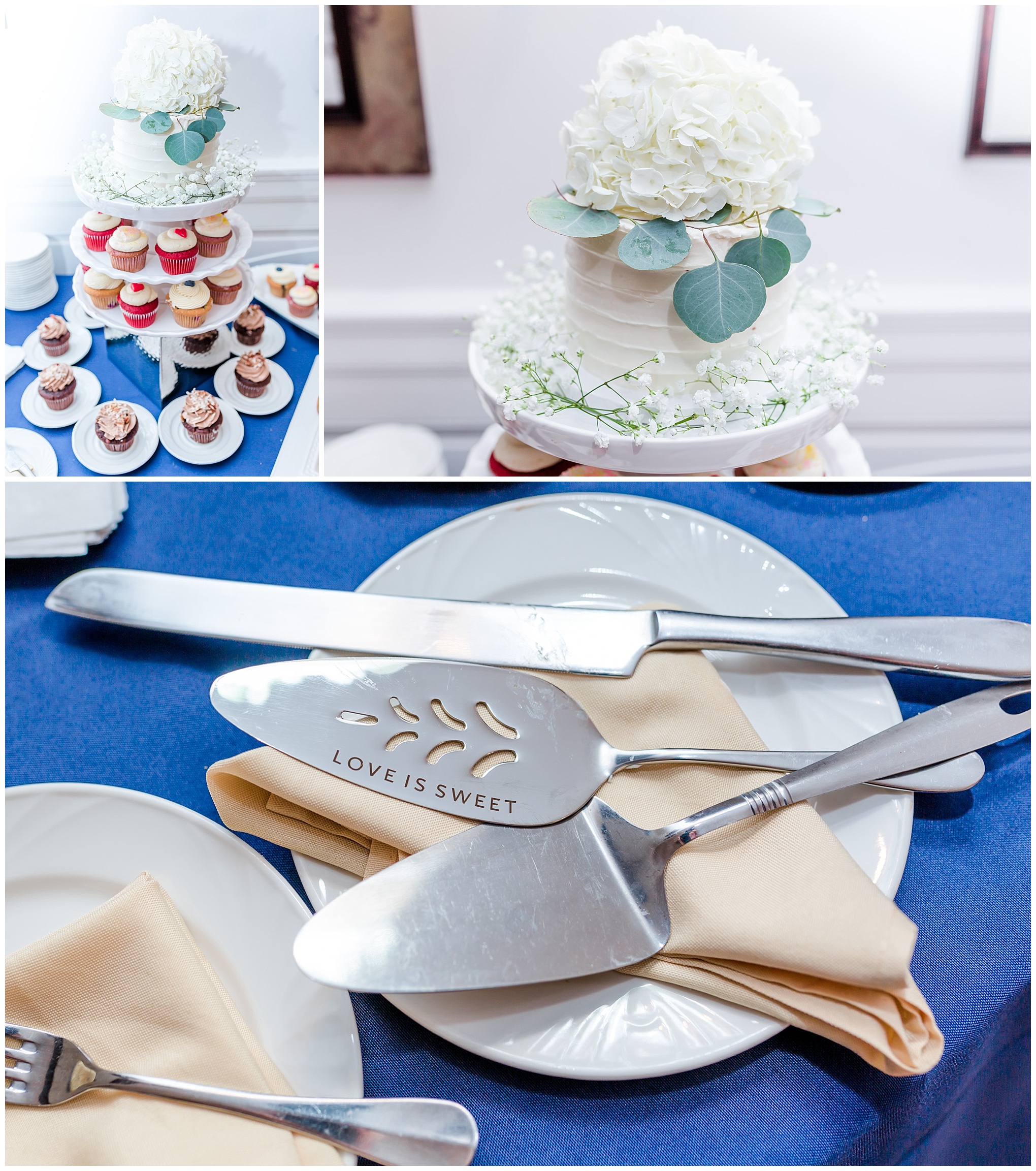 elegant Rust Manor House wedding, dessert table, cupcakes, Cupcakes Actually, wedding cake, alternative wedding desserts