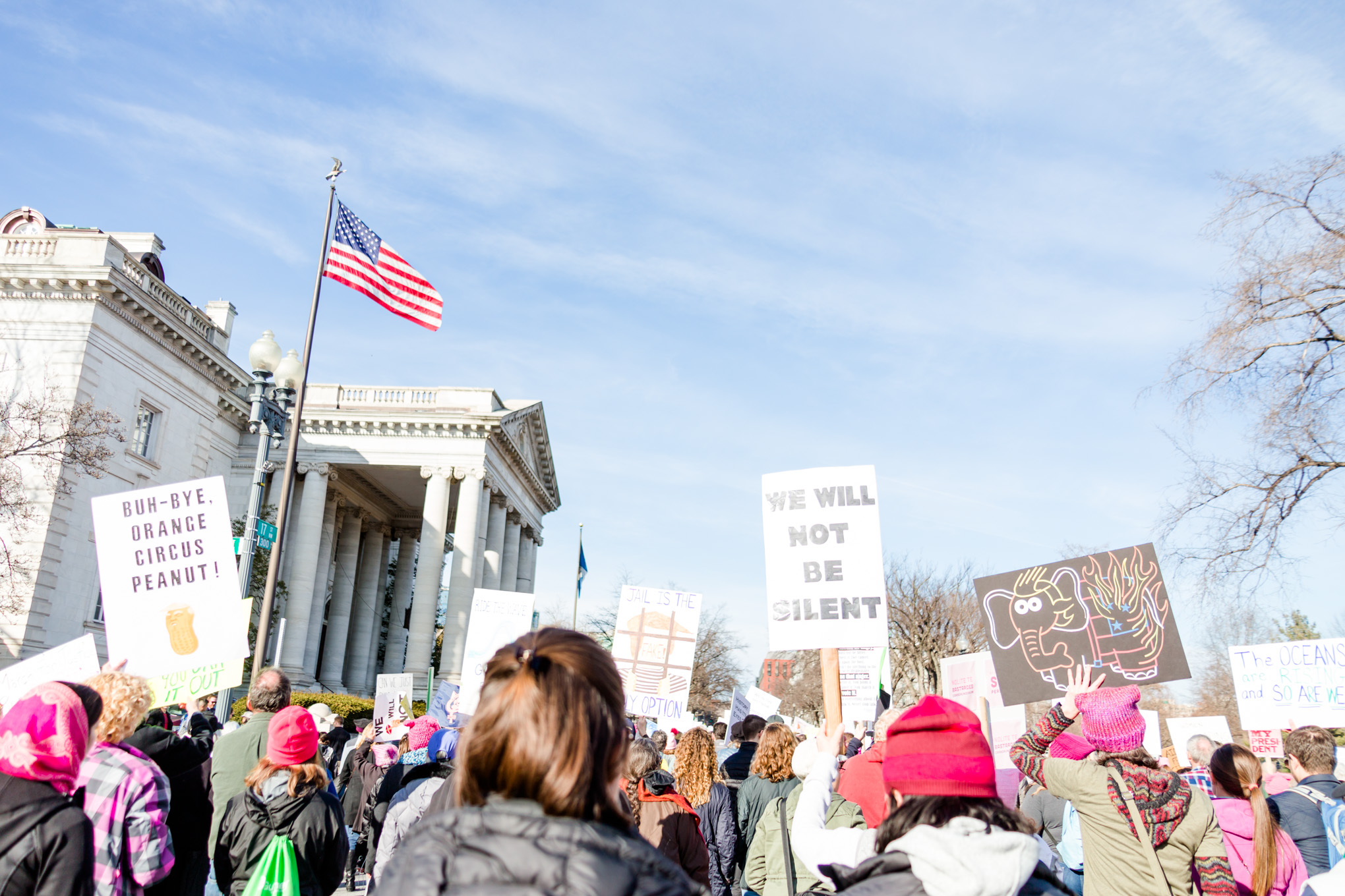DC Women's March, Women's March, Washington, DC, photo journalism, January 2018, Constitution Hall, protest