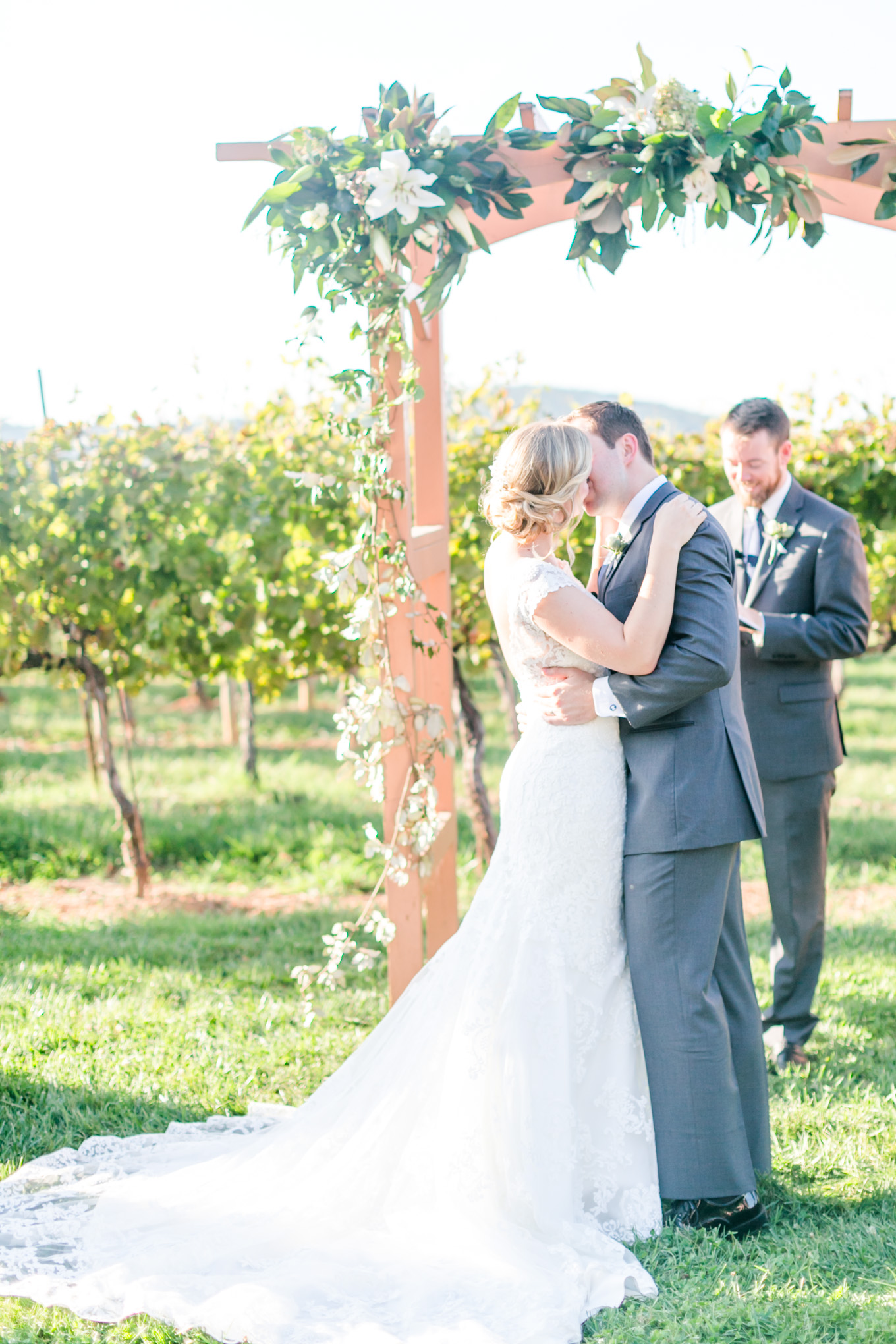 your wedding photography investment, wedding photography, wedding planning, wedding photography planning, photography investment, Keswick Vineyards wedding, Keswick Vineyards, outdoor wedding, first kiss, kiss the bride