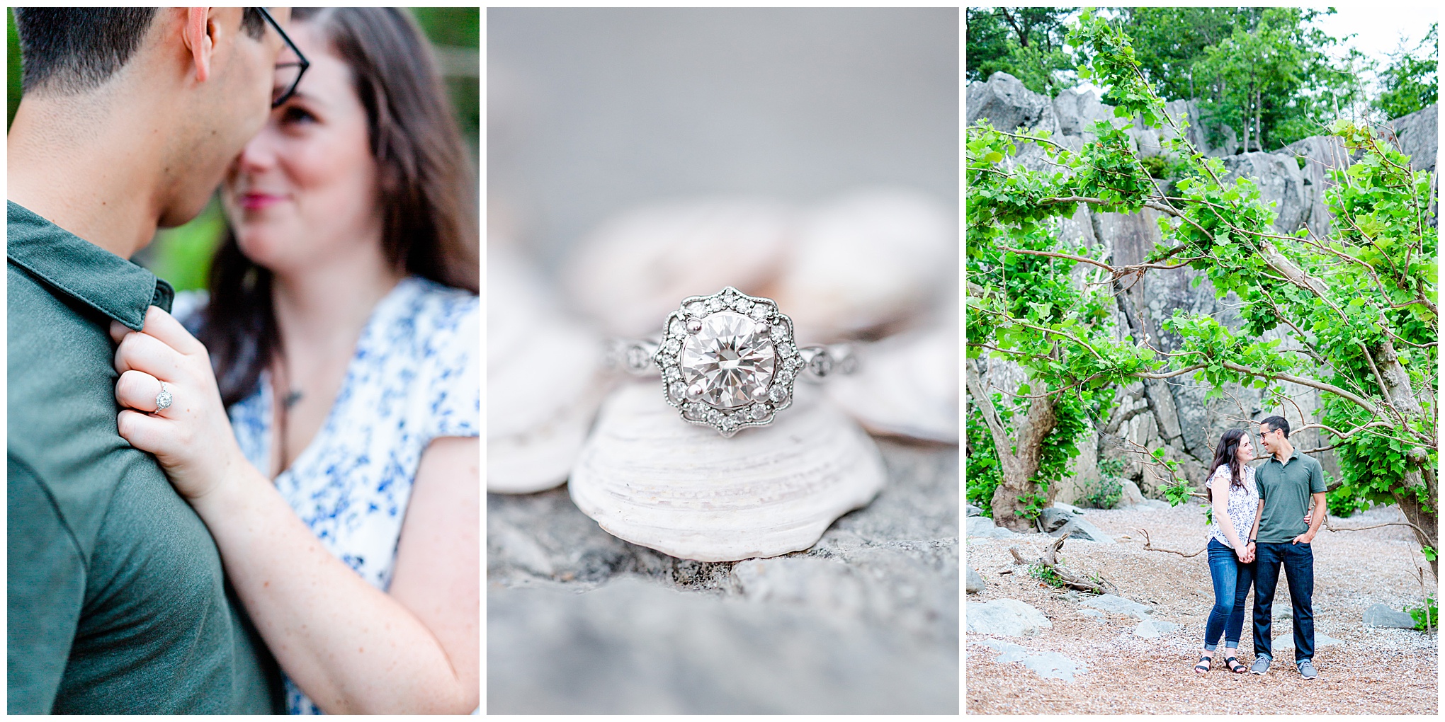 Great Falls Park engagement photos, Great Falls Park, Great Falls Virginia, national park, Great Falls, Great Falls engagement photos, Virginia engagement photos, Virginia engagement photographer, Rachel E.H. Photography, engaged couple, engagement session style, outdoorsy engagement photos, hiking engagement photos, beach engagement photos, diamond engagement ring