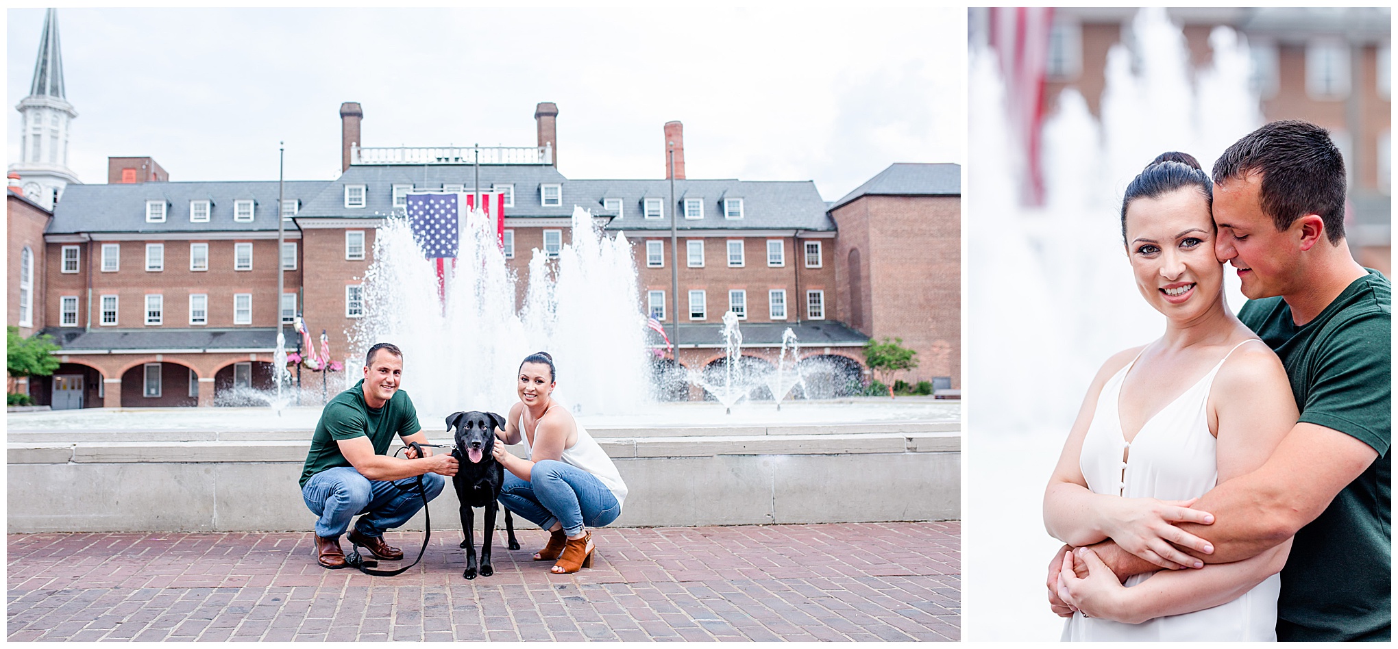 Carlyle House engagement photos, Carlyle House, Alexandria engagement photos, Old Town Alexandria engagement photos, Old Town Alexandria, Alexandria engagement photos, Alexandria Virginia, classic engagement photos, historic homes engagement photos, casual engagement photos, Rachel E.H. Photography, engagement photos with dog