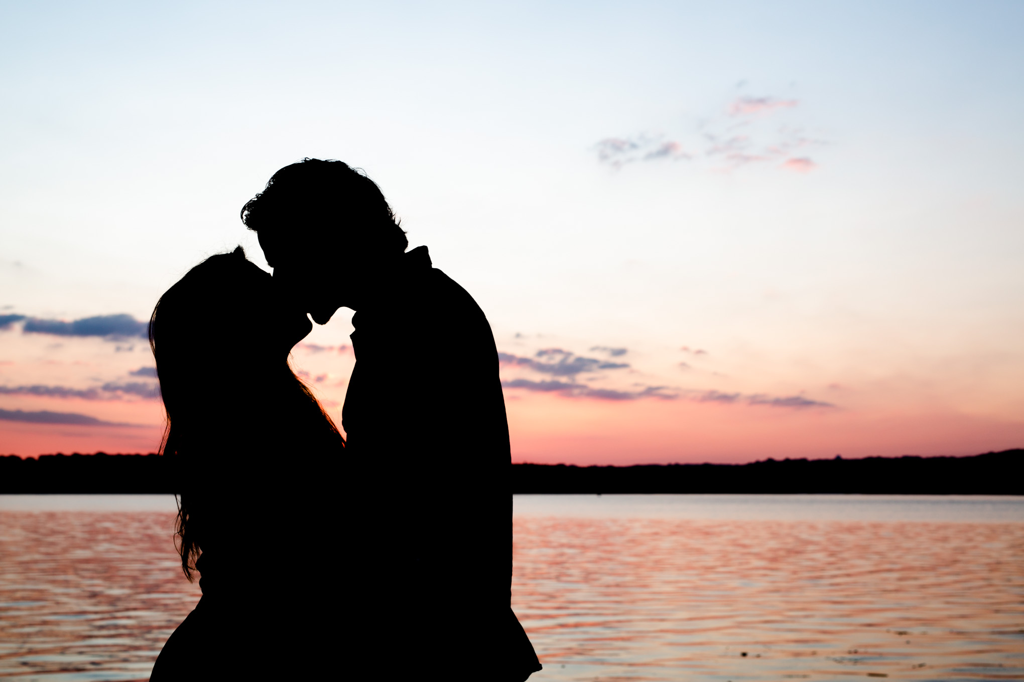 Old Town Alexandria engagement photos, Alexandria engagement photos, Old Town Alexandria photos, Old Town Alexandria, Alexandria engagement photos, Alexandria Virginia, classic engagement photos, historic town engagement photos, engagement photos, Rachel E.H. Photography, sunrise, silhouettes, couple kissing