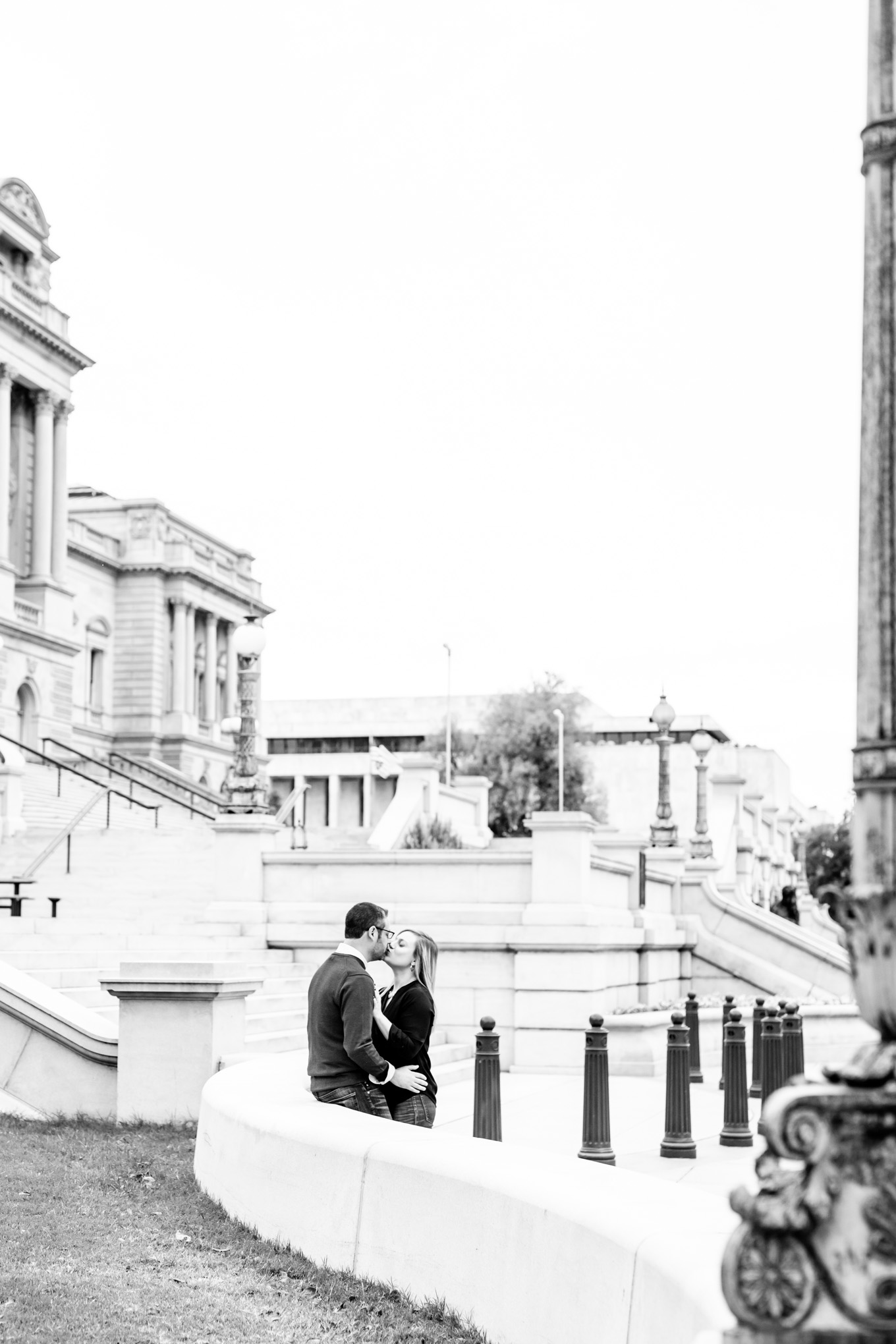 casual Capitol Hill engagement photos, engagement photos, Capitol Hill D.C., D.C. engagement photos, D.C. wedding photographer, D.C. engagement photographer, Rachel E.H. Photography, autumn engagement photos, casual engagement sessioon outfits, engagement session outfits, engaged couple, D.C. couple, black and white engagement photos