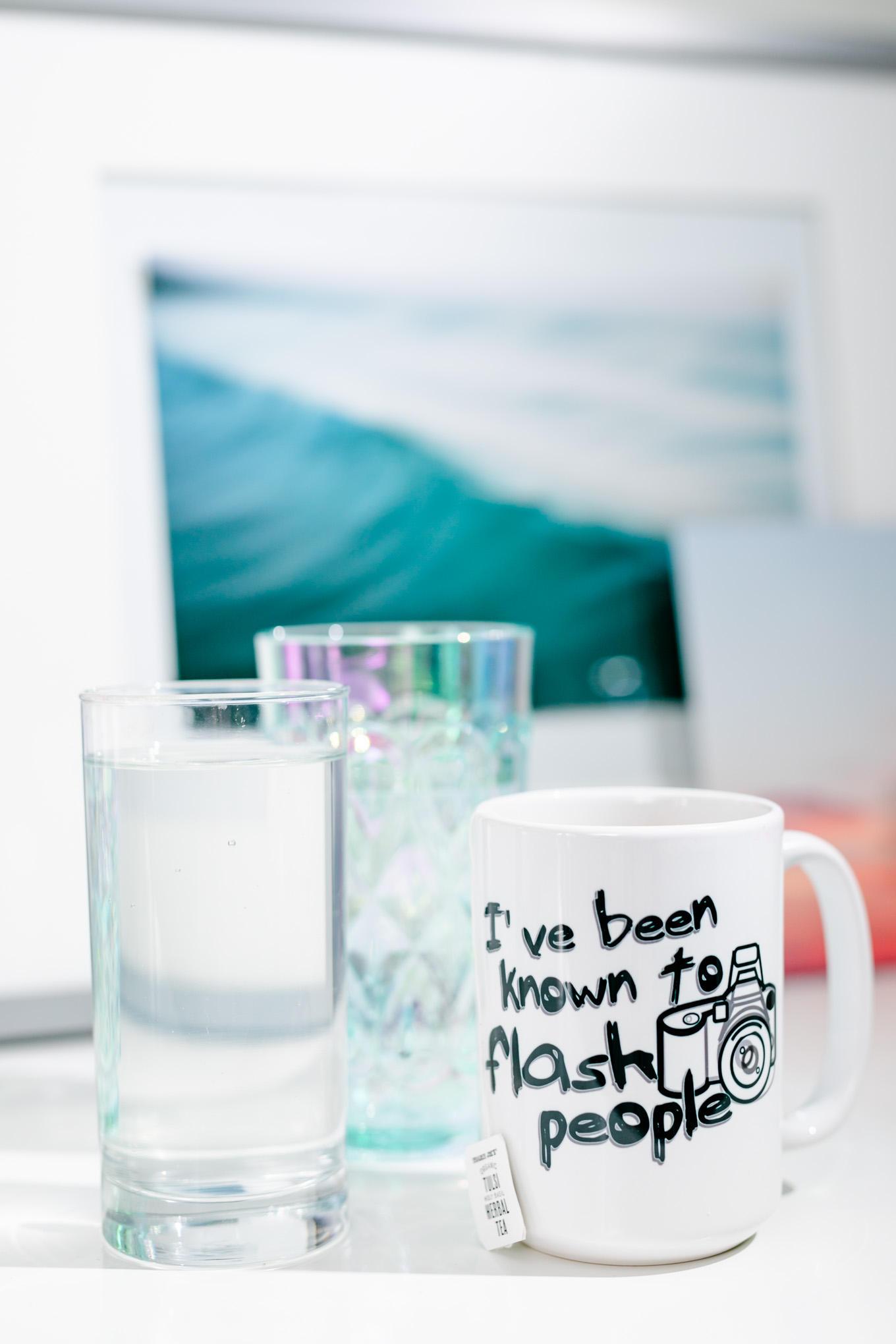 work from home tips, working from home, working from home ideas, white desk, entrepreneur ideas, entrepreneur planning, entrepreneur life, work from home goals, photographer's life, solopreneur, social distancing, self quarantine, COVID-19, Rachel E.H. Photography, behind the scenes, home office, home office setup, novelty mug