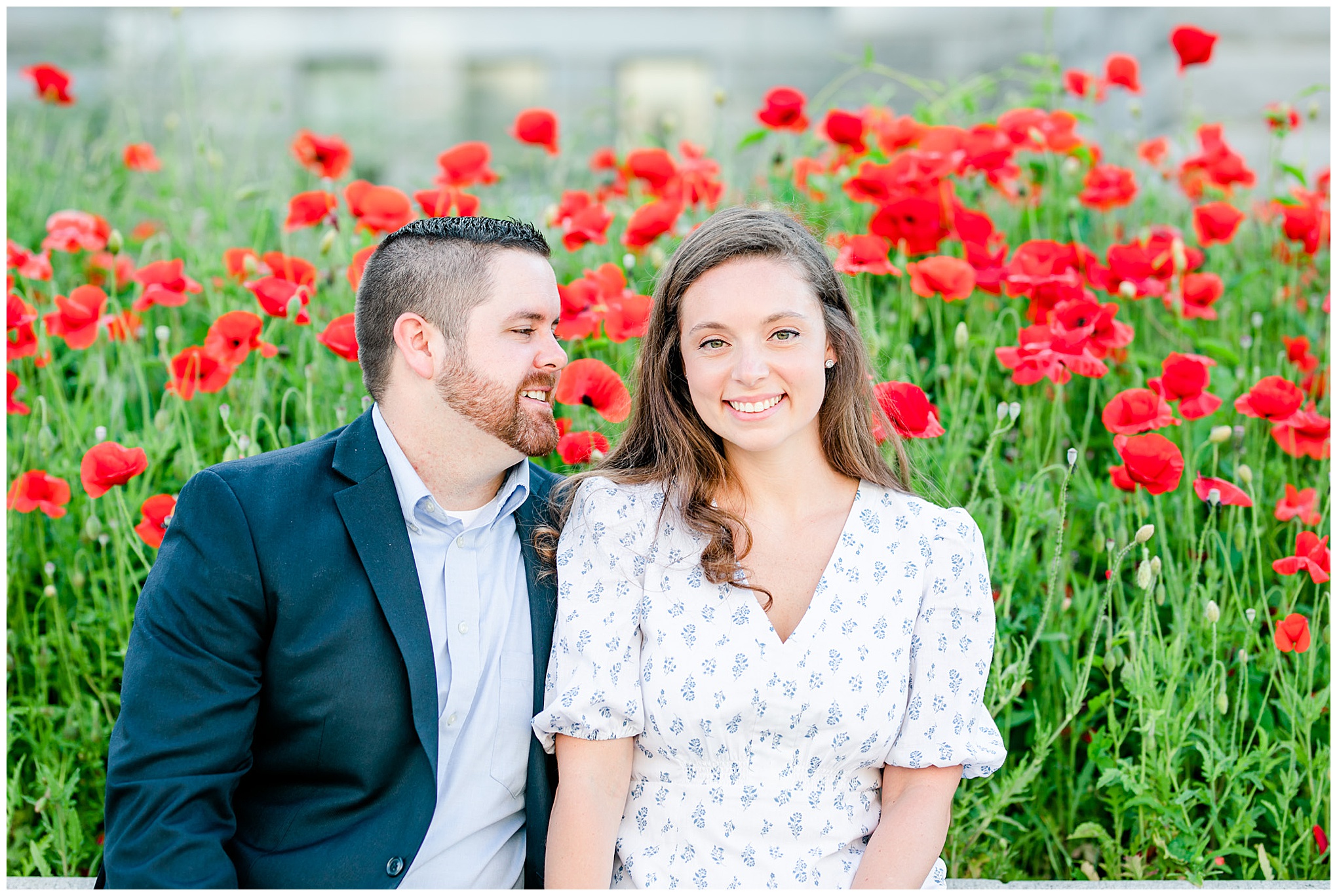 Capitol Hill engagement session, Capitol Hill portraits, D.C. engagement photography, D.C. engagement photographer, D.C. Capitol Hill D.C., DC photography, engagement photography, Rachel E.H. Photography, classic engagement photos, spring engagement photos