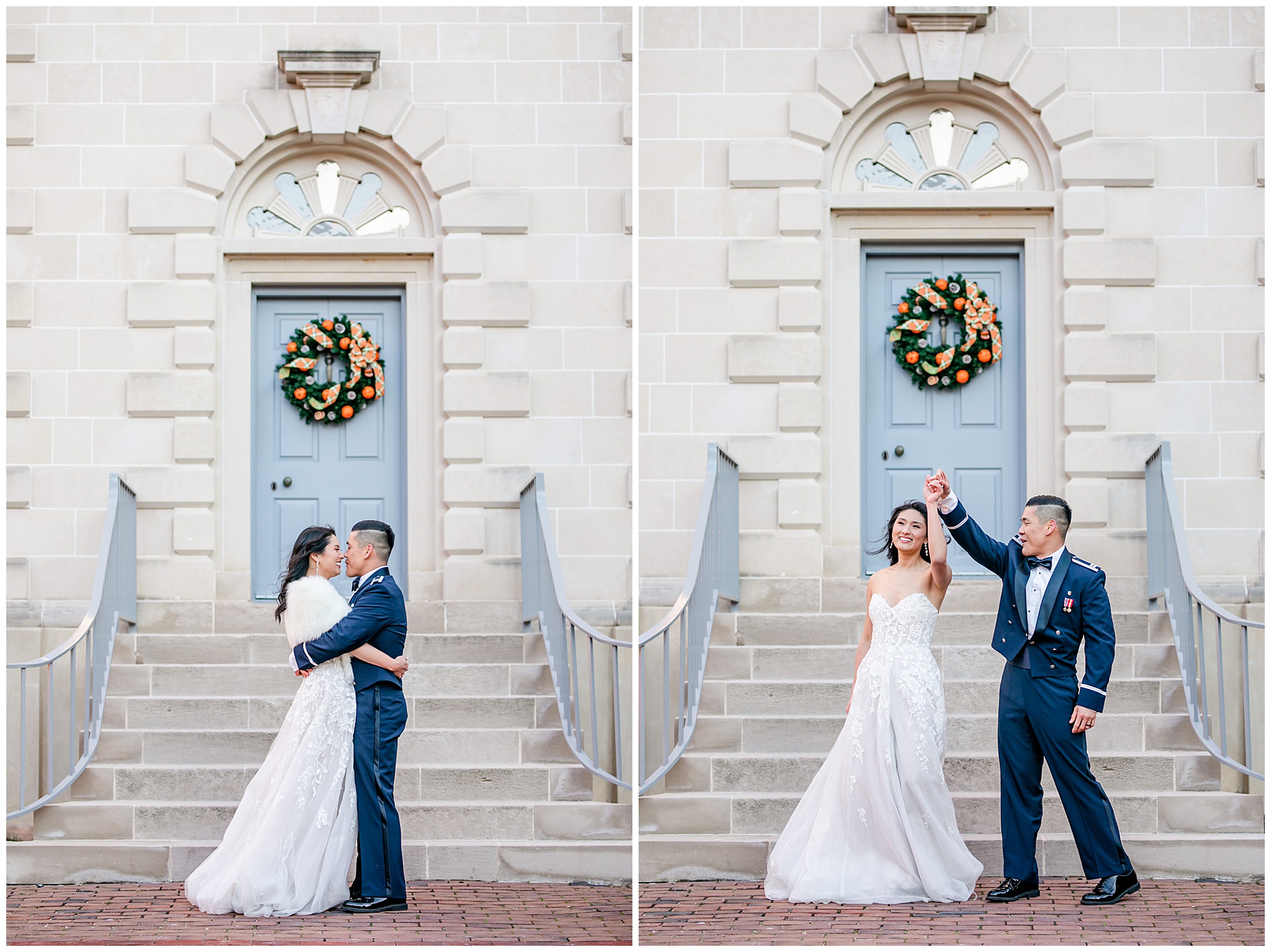 Old Town Alexandria elopement, Alexandria wedding photographer, Alexandria wedding, Old Town elopement, Alexandria courthouse wedding, Rachel E.H. Photography, winter elopement, winter wedding, military wedding, natural light wedding photography, classic wedding photos, simple wedding, newlywed portraits, Carlyle House, couple dancing