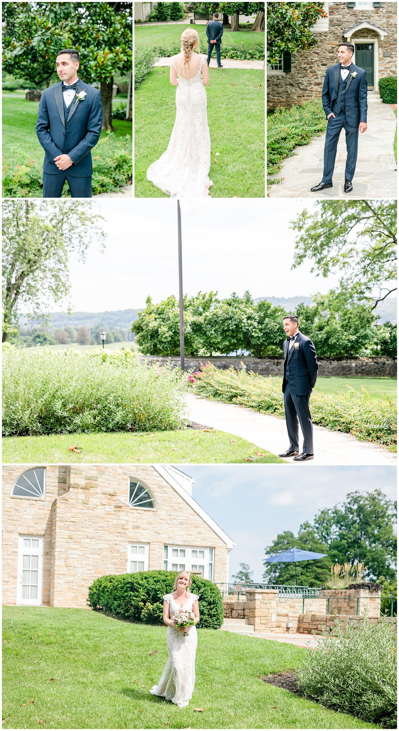 mid-summer Hayfields Country Club, Hunt Valley wedding, Baltimore wedding photographer, Rachel E.H. Photography, DC wedding photographer, summer wedding, pink and navy aesthetic, Washington DC wedding photography, Baltimore wedding photography, first look