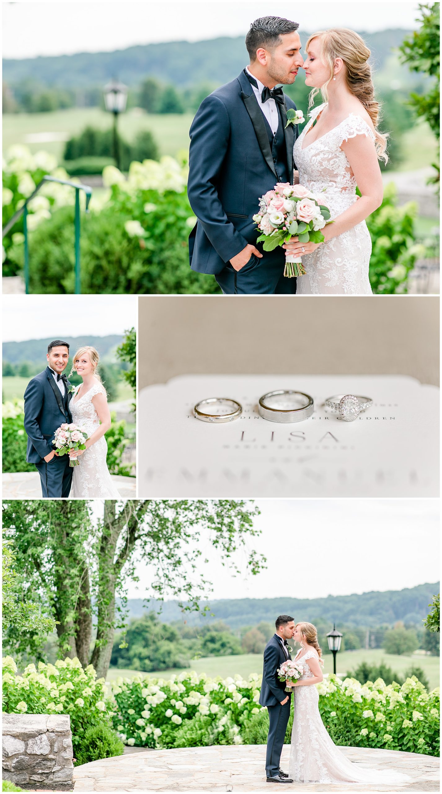 mid-summer Hayfields Country Club, Hunt Valley wedding, Baltimore wedding photographer, Rachel E.H. Photography, DC wedding photographer, summer wedding, pink and navy aesthetic, Washington DC wedding photography, Baltimore wedding photography, wedding rings, Minted wedding invitation