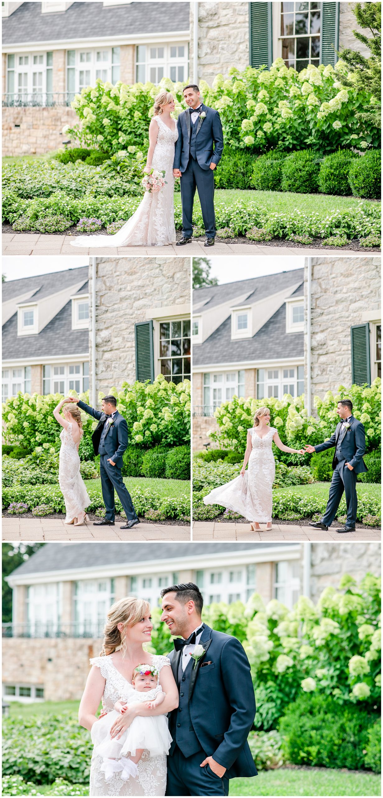 mid-summer Hayfields Country Club, Hunt Valley wedding, Baltimore wedding photographer, Rachel E.H. Photography, DC wedding photographer, summer wedding, pink and navy aesthetic, Washington DC wedding photography, Baltimore wedding photography, hydrangea, newlywed portraits, couple dancing
