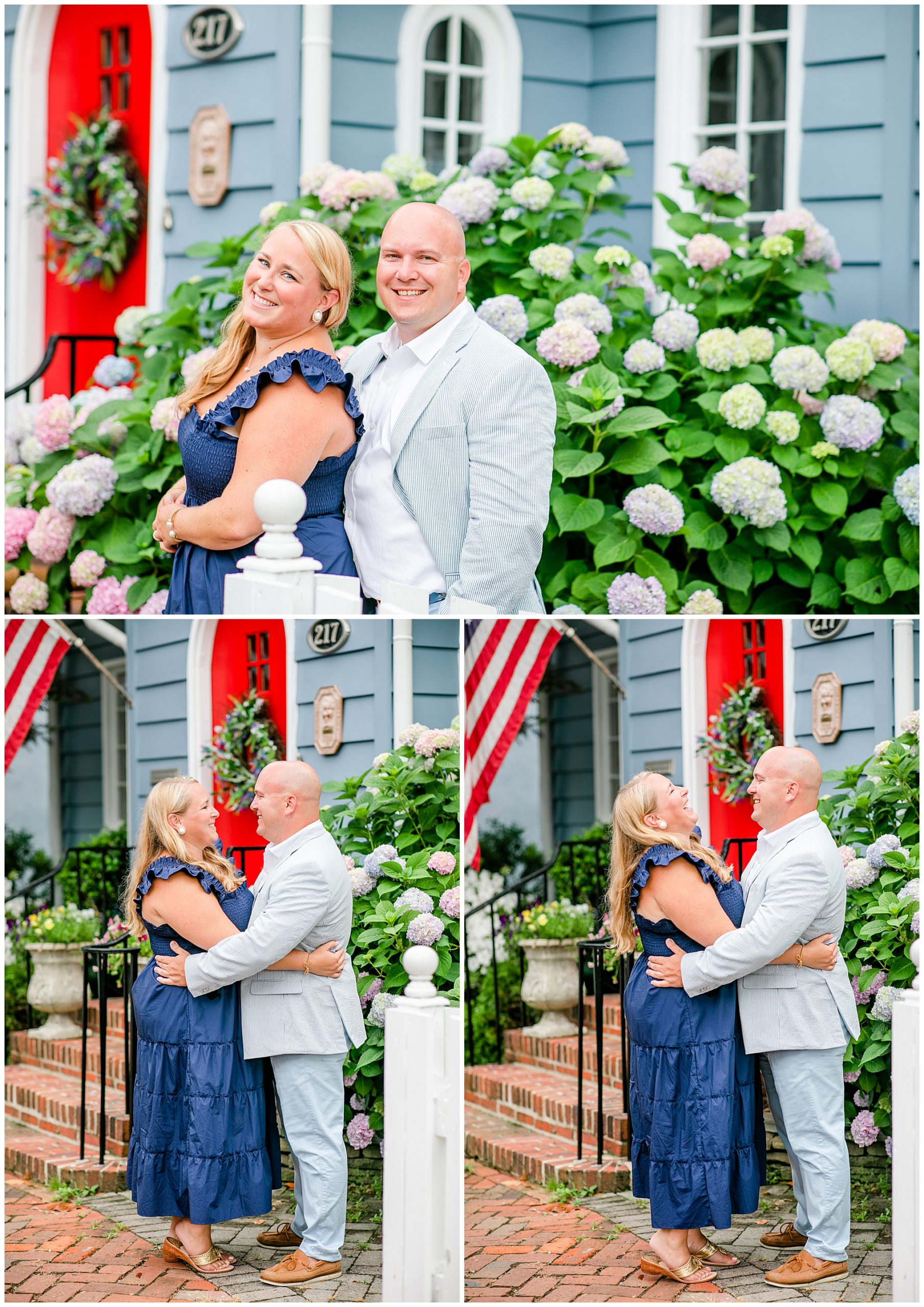 late spring Annapolis engagement photos, nautical engagement photos, Annapolis Maryland, Maryland engagement photos, MD wedding photographer, MD engagement photos, all American engagement photos, downtown Annapolis engagement photos, Annapolis photographer, Rachel E.H. Photography, summer engagement photos, red white and blue aesthetic