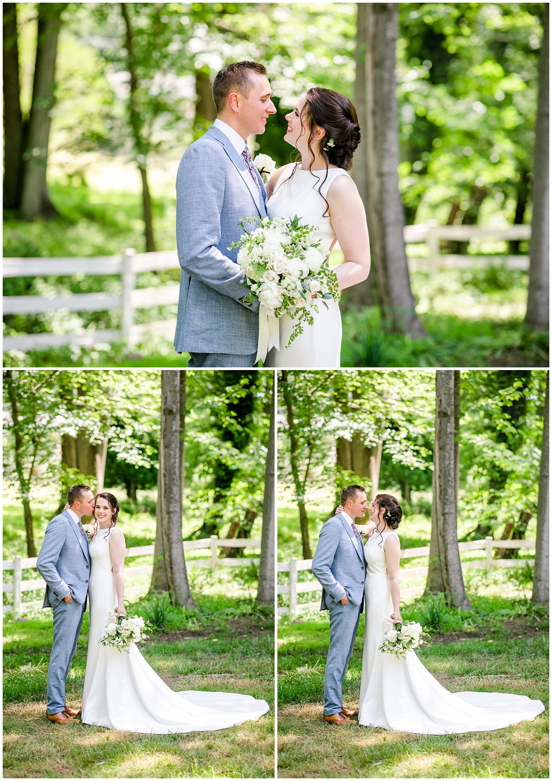 northern Virginia backyard elopement, summer wedding, backyard wedding, at-home wedding, outdoor wedding ceremony, small wedding, intimate wedding, pastels aesthetic, neutral aesthetic, simple wedding decor, Virginia wedding photographer, DC wedding photographer, Virginia wedding photography, Rachel E.H. Photography, newlywed portraits